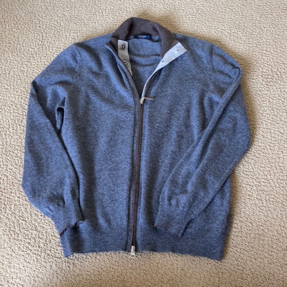 Men’s Gran Sasso Zip Up Sweater